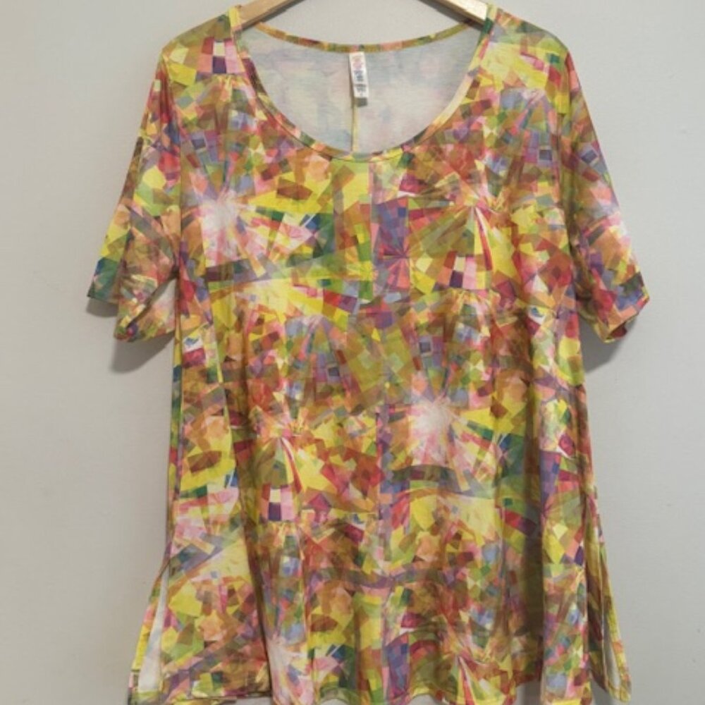 LuLaRoe Perfect Tee Tie Dye
